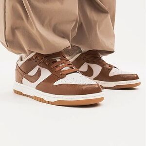 Nike Dunk Low “Brown Ostrich” Sneakers
